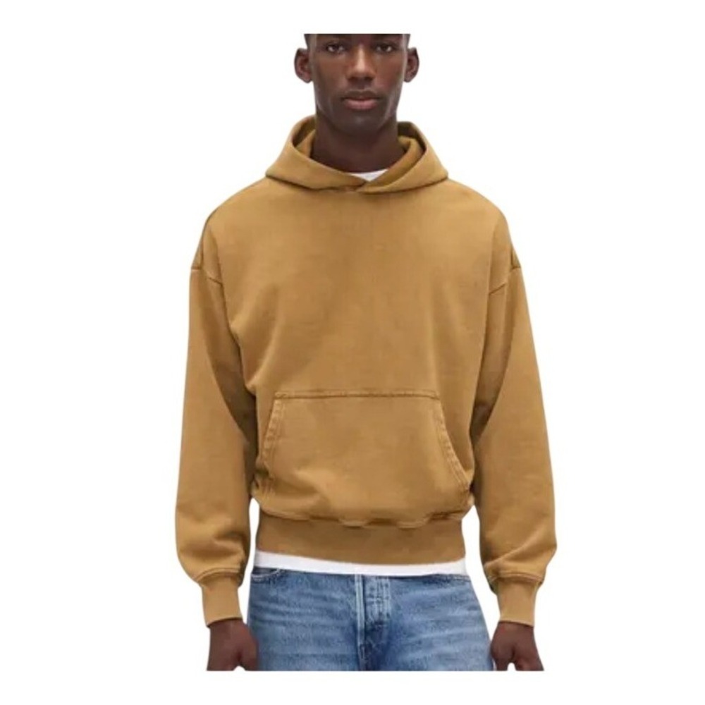 Yeezy Gap Perfect Hoodie Light Brown Double Layered Sweatshirt YZY XS/S - Picture 5 of 9